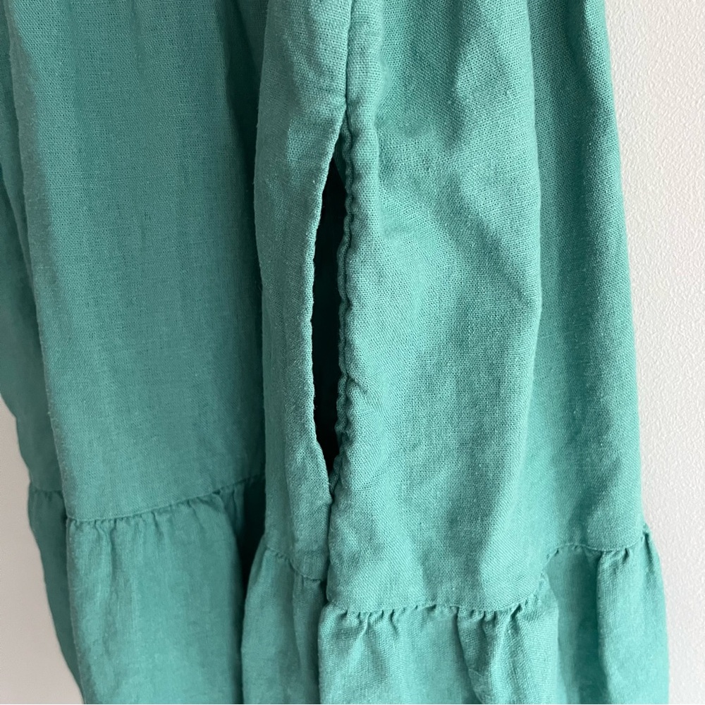 Universal Thread Green Flutter Sleeves Dress With… - image 5